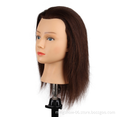 Beautiful wholesale female wig mannequin head with human hair